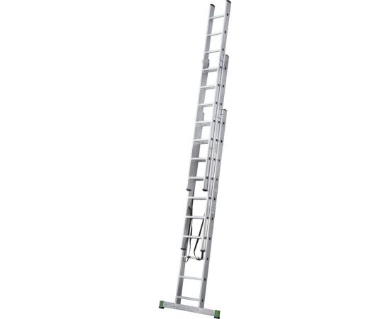 Алюминиевая трехсекционная лестница Новая Высота 3х10 ступеней 2230310 – изображение 3