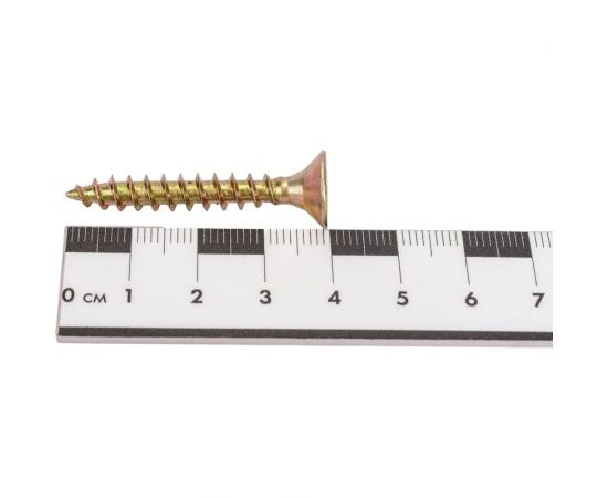 Универсальный шуруп STARFIX 6,0x40 мм, желтый цинк, 250 шт. SMC2-45420-250 – изображение 4