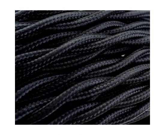 Ретро провод TDM Эко 2х1,5 витой ГОСТ черный (20м) SQ2801-0231 – изображение 3