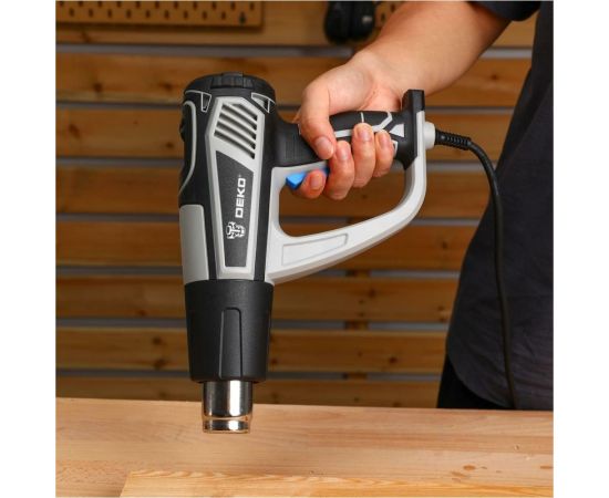 Строительный фен DEKO HG2500 PRO 2500 Вт, с LCD дисплеем 063-4336 – изображение 4