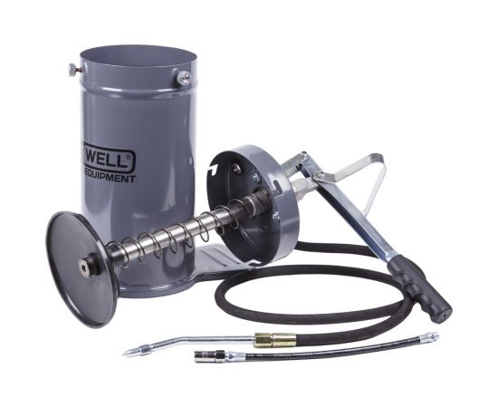 Нагнетатель солидола с ручным приводом KraftWell 5 л KRW1797B – изображение 2