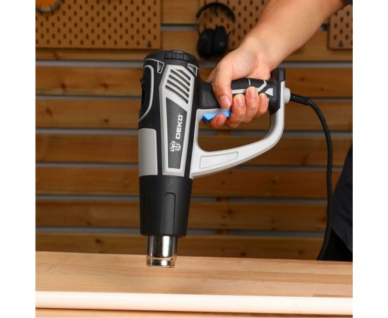 Строительный фен DEKO HG2500 PRO 2500 Вт, с LCD дисплеем 063-4336 – изображение 3