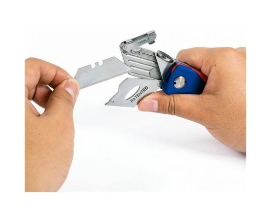 Складной быстросменный нож WORKPRO трапециевидные лезвия WP211006 – изображение 9