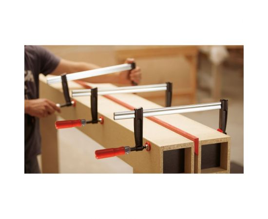 Струбцина BESSEY из ковкого чугуна 150/50, усилие 5.5 кН, с деревянной рукояткой BE-TPN15B5BE – изображение 5