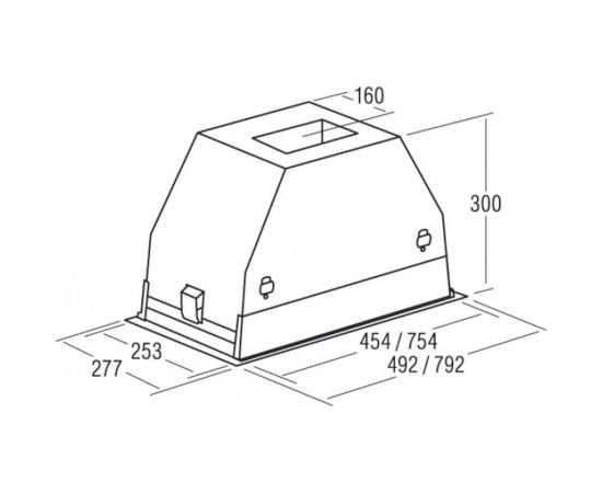 Кухонная вытяжка CATA GC DUAL A 75 XGBK, D 02131208 – изображение 7