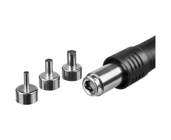 Термовоздушная цифровая паяльная станция ЗУБР 100-500C, шаг 1C, 120л/мин, 650Вт, 3 насадки 55350 – изображение 8