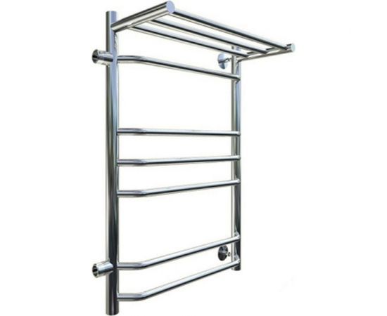 Полотенцесушитель Zox ЛЦ ТРАПЕЦИЯ-2 80х50х50, 1 дюйм, полка, 9 перекладин, левое боковое подлючение 539159 