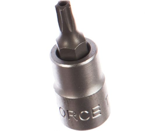 Головка-бита 1/4"", 5-ти лучевая с отверстием, TS20, L=32 мм FORCE 32F3220 