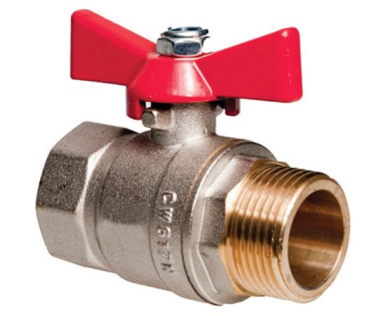 Шаровой кран полнопроходной Altstream ВН/НР бабочка 1/2 014030401 