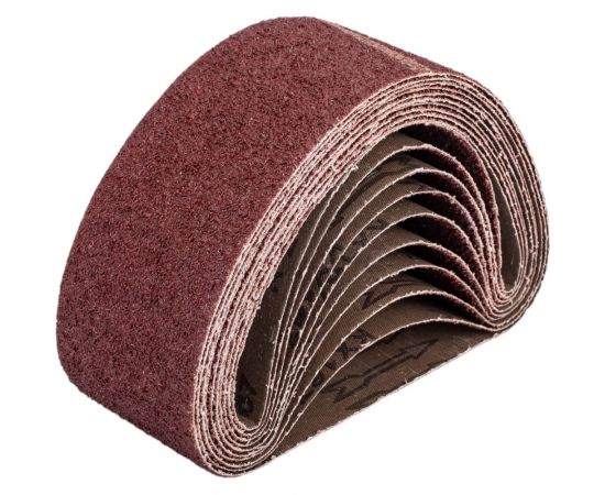 Шлифлента (10 шт; 533x75 мм; 14А Р 24 SA48001H) для шлифмашин CNIC 41202 