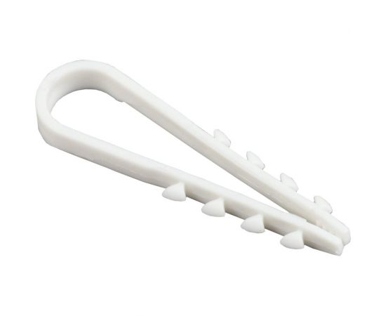 Дюбель-хомут IEK 5-10 мм d=5мм нейл. бел. уп.100 шт ИЭК UHH35-5-10-100 