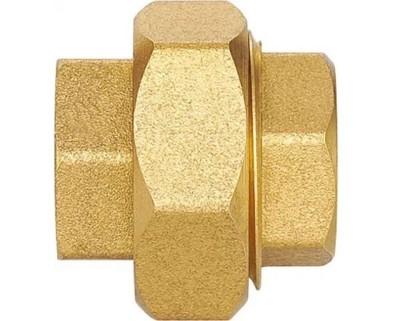 Сгон американка DOUBLE-LIN резьбовой, латунный, прямой В/В 3/4"" LL6023 (3/4"") 