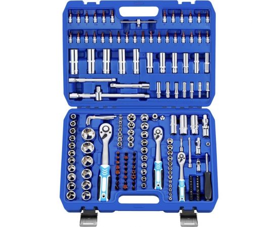 Набор инструментов для авто GOODKING 172 предмета, 1/4 3/8 1/2, трещотка 72 зуба B-10172 