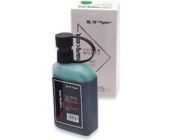 Перманентные маркировочные чернила Flysea N-501 (25 мл), зеленые N-501-green 