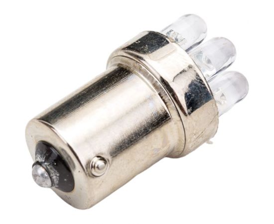 Автолампа диод SKYWAY T18, 12V, 7LED, блистер, с цоколем, 1-контакт, 2 шт. S08201355 