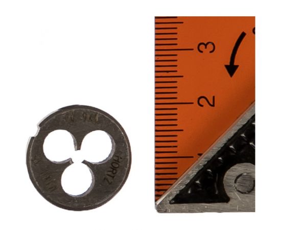 Плашка М 3 х0.35 9ХС HORTZ 203979 – изображение 2