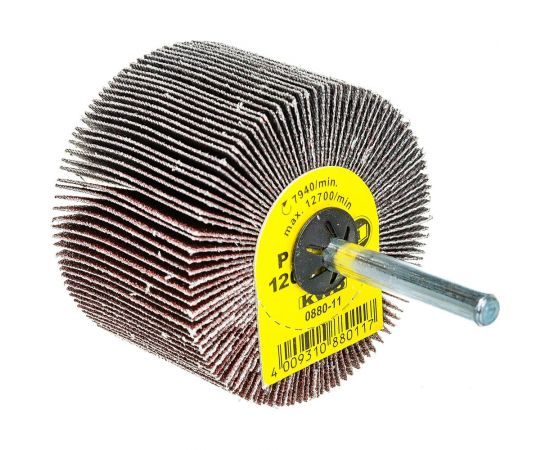 Круг лепестковый шлифовальный 60x40 мм, K120 KWB 88010 – изображение 3