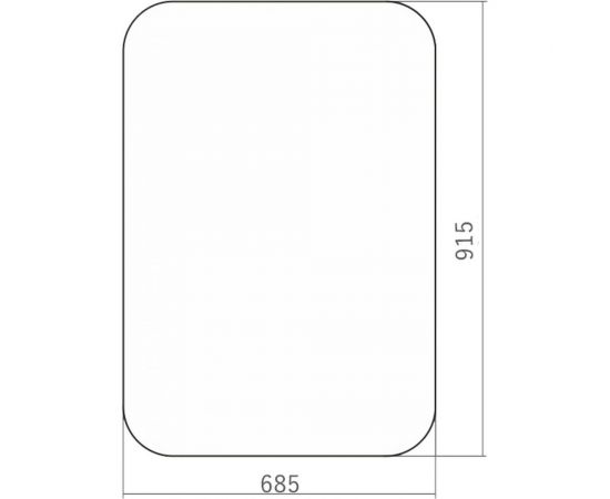 Зеркало MIXLINE "Выбор" 685x915 ШВ 547322 – изображение 2