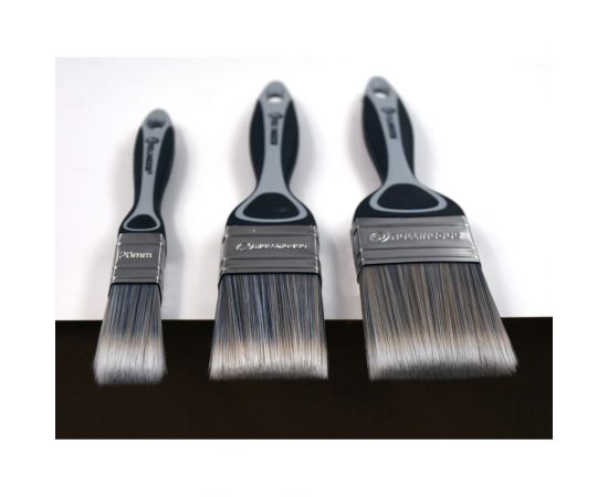 Плоская малярная кисть Rollingdog BT1000 40 мм, прямой срез, щетина 100% синтетическая нить, средняя жесткость 10346 – изображение 3