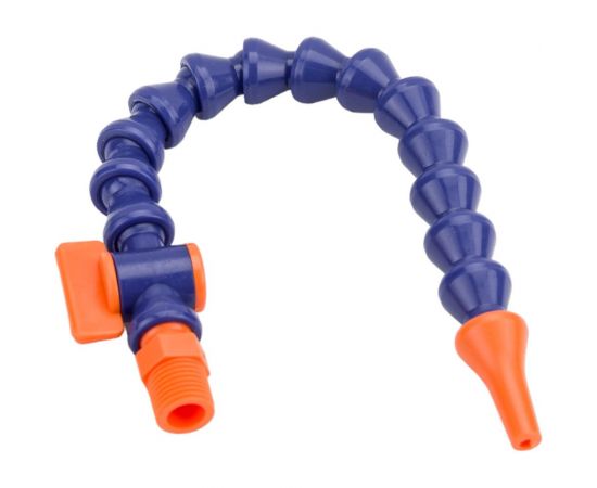 Трубка гибкая 270 мм, G1/4"" с круглым соплом и вентилем, для подачи СОЖ JT-C1/4 TLX 55011 – изображение 4