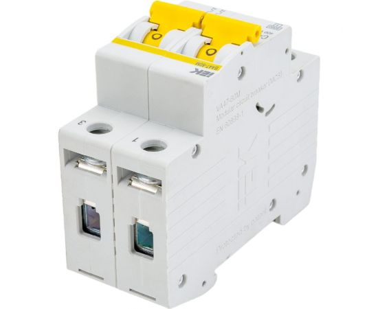 Автоматический выключатель IEK ВА47-60M 2Р 40А 6кА С MVA31-2-040-C – изображение 2