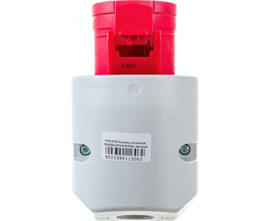 Настенная розетка PCE 16А 400V 3P+E IP44 114-6 – изображение 5