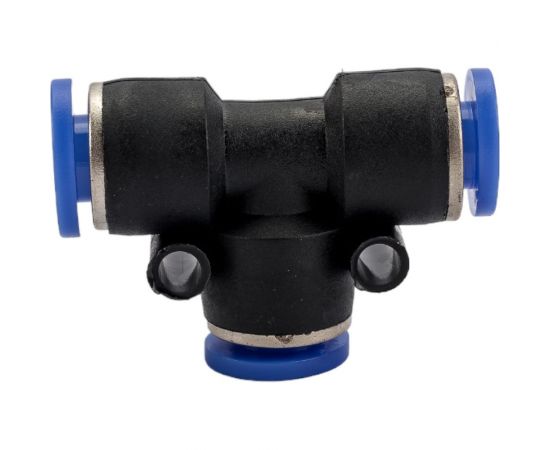 Фитинг цанговый тройник 6 мм Pegas pneumatic 5602 – изображение 2