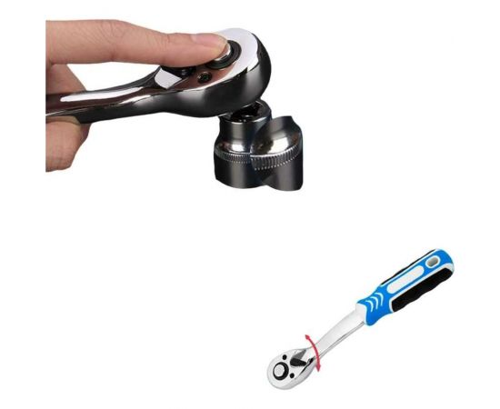 Набор инструментов для авто GOODKING 172 предмета, 1/4 3/8 1/2, трещотка 72 зуба B-10172 – изображение 2