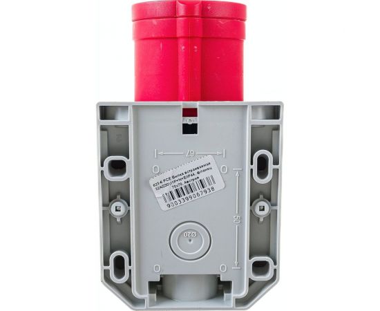 Настенная розетка PCE 16А 400V 3P+E IP44 114-6 – изображение 3