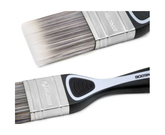 Плоская малярная кисть Rollingdog BT1000 40 мм, прямой срез, щетина 100% синтетическая нить, средняя жесткость 10346 – изображение 5