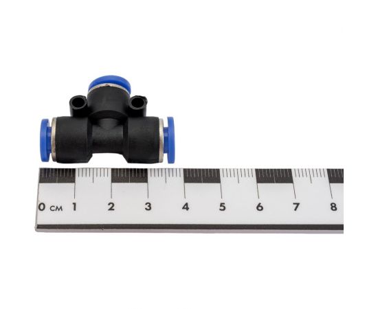 Фитинг цанговый тройник 6 мм Pegas pneumatic 5602 – изображение 7