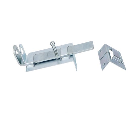 Накладная задвижка Tech-Krep ЗД 4 104х70 плоский ригель 30х163,5 оцинк. 145103 