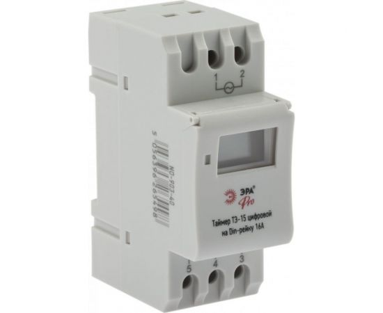 Цифровой таймер на DIN-рейку ЭРА PRO NO90340 ТЭ15 16А Б0050656 