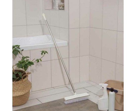 Щетка для пола с водосгоном Доляна черенок нержавеющая сталь, 28x6х126 см 7077344 