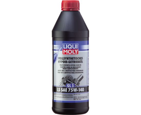 Синтетическое трансмиссионное масло LIQUI MOLY Vollsynth. Hypoid-Getrieb LS 75W-140 GL-5 1л 4421 