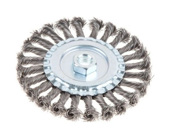 Щетка дисковая для УШМ 125 мм, M14, витая проволока Gepard GP0890-125 