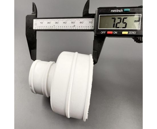 Сантехническая манжета Профитт канализационная, ступенчатая белая 2227657 – изображение 4