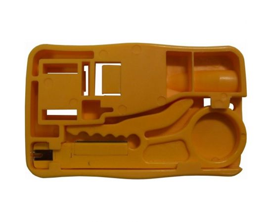 Монтажная площадка для кейстоунов LANMASTER с инструментом для разделки кабеля LAN-OK-FIX – изображение 3