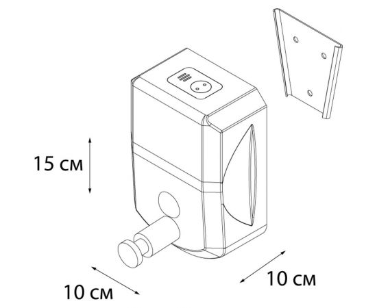 Дозатор для жидкого мыла настенный 0,5 л FIXSEN НOTEL 31012 – изображение 3