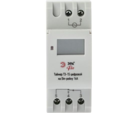 Цифровой таймер на DIN-рейку ЭРА PRO NO90340 ТЭ15 16А Б0050656 – изображение 4