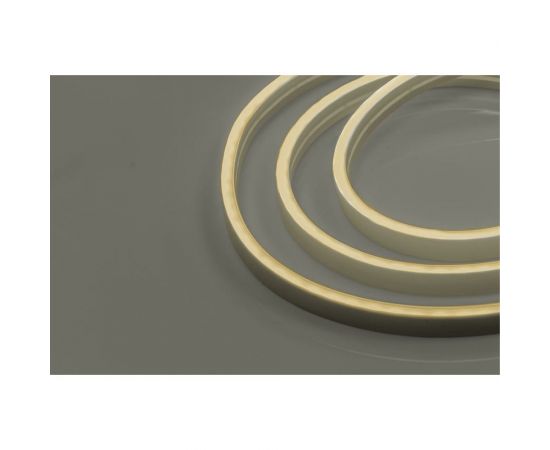 Неоновая светодиодная лента MAKSILED 5м, 6x12мм, 24В, 9Вт/м, 120 LED/m, IP33 (ПВХ), теплый белый, ML-NF-24V-0612-WW – изображение 5