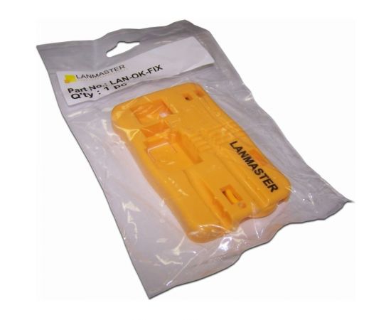 Монтажная площадка для кейстоунов LANMASTER с инструментом для разделки кабеля LAN-OK-FIX – изображение 2