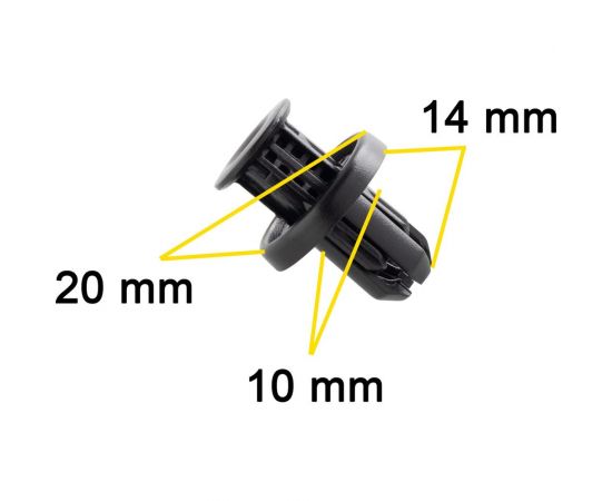 Автокрепеж для Acura/Honda 10 шт 91505TM8003 КрепАвто 1517 – изображение 3