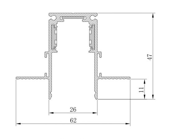 Шинопровод для низковольтных трековых светильников FERON белый, 2м, CABM1001, 41966 – изображение 3