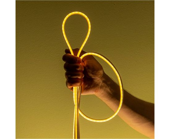 Неоновая светодиодная лента MAKSILED 5м, 6x12мм, 24В, 9Вт/м, 120 LED/m, IP33 (ПВХ), теплый белый, ML-NF-24V-0612-WW – изображение 3