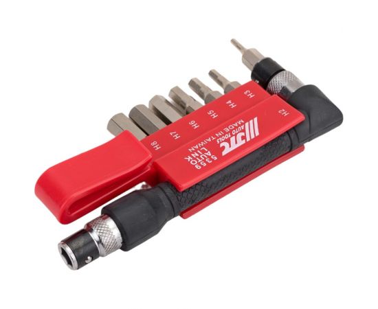 Набор шестигранных вставок 1/4 DR HEX 2,3,4,5,6,7,8 с Г-образным держателем 8шт JTC 5359 – изображение 8