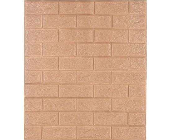 3D панель мягкая самоклеящаяся LAKO Классический кирпич (кофе; 70х77 см) LKD-01-04-13 