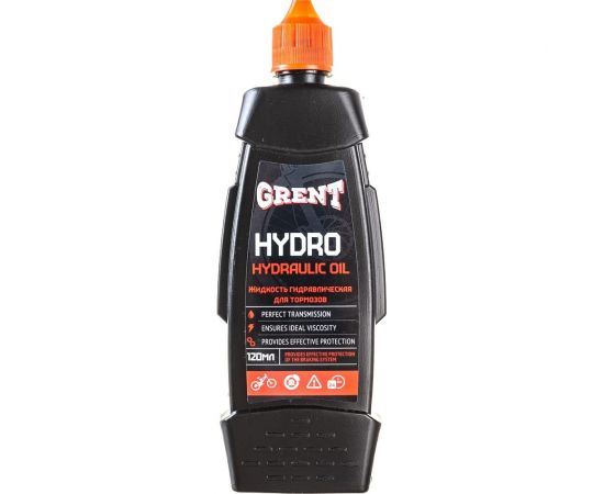 Жидкость гидравлическая для тормозов велосипеда 120 мл GRENT 40325 