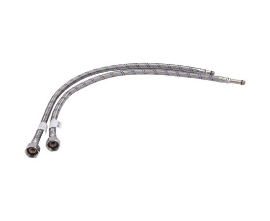 Подводка СТМ для смесителя, сталь, 1/2xM10x 60 см, пара CWFHS060 