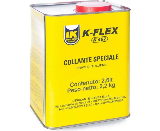 Клей для теплоизоляции K-FLEX 2.6 lt K 467 850CL020045 